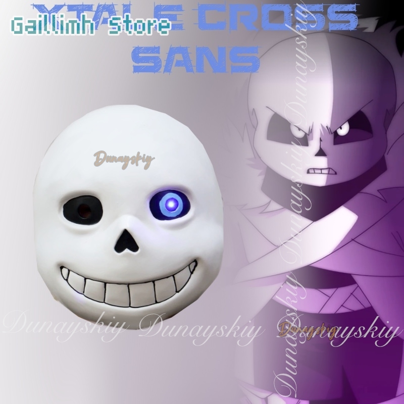 Black Face Mask Pack - UNDERTALE Gioco XTALE Cross Sans Cosplay
