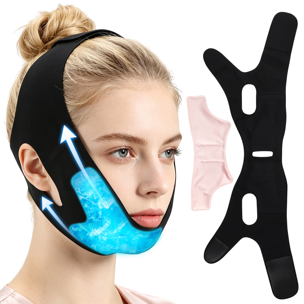 Black Face Mask Pack - Impacco di ghiaccio per il viso
