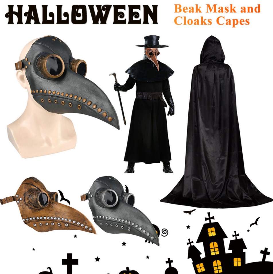 Disposable Surgical Mask - Nuova maschera e mantello di Halloween