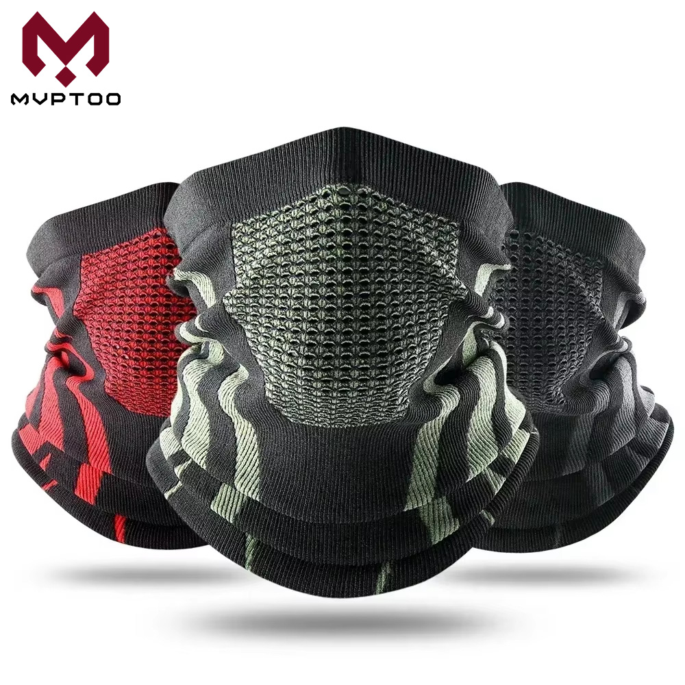 Respirator Half Face - Anello invernale Tubo morbido Bandana Maschera
