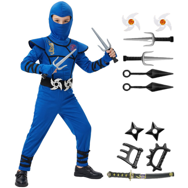 Costume da ninja nero e blu pe - Black Face Mask Pack recensione e prezzo