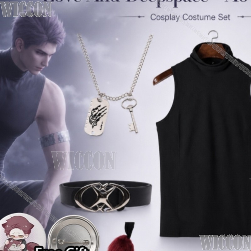 Cosplay Love And Deepspace Ao  - Black Face Mask Pack recensione e prezzo
